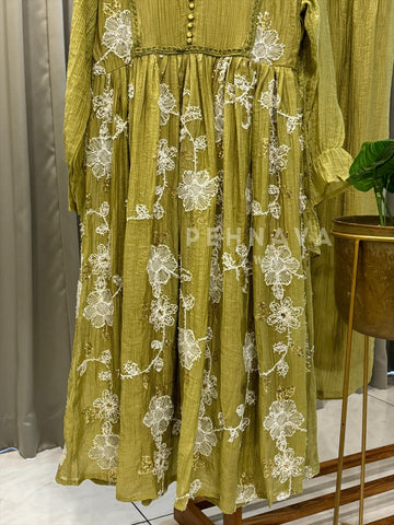 Petal Lace Work Ensemble