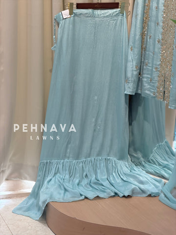 Premium  Handworked Skirt set