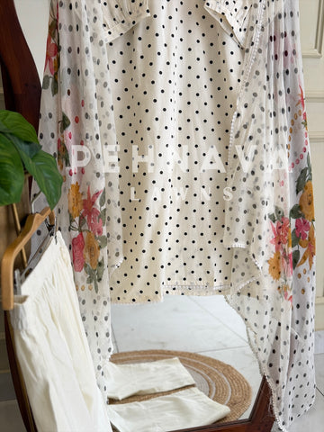 Polka Dot Three-Piece Suit