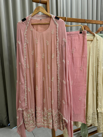 Crinkle Tissue handworked suit-6397