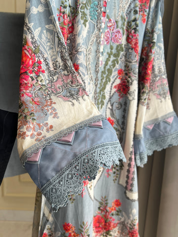 Lace Detailed Lawn Suit