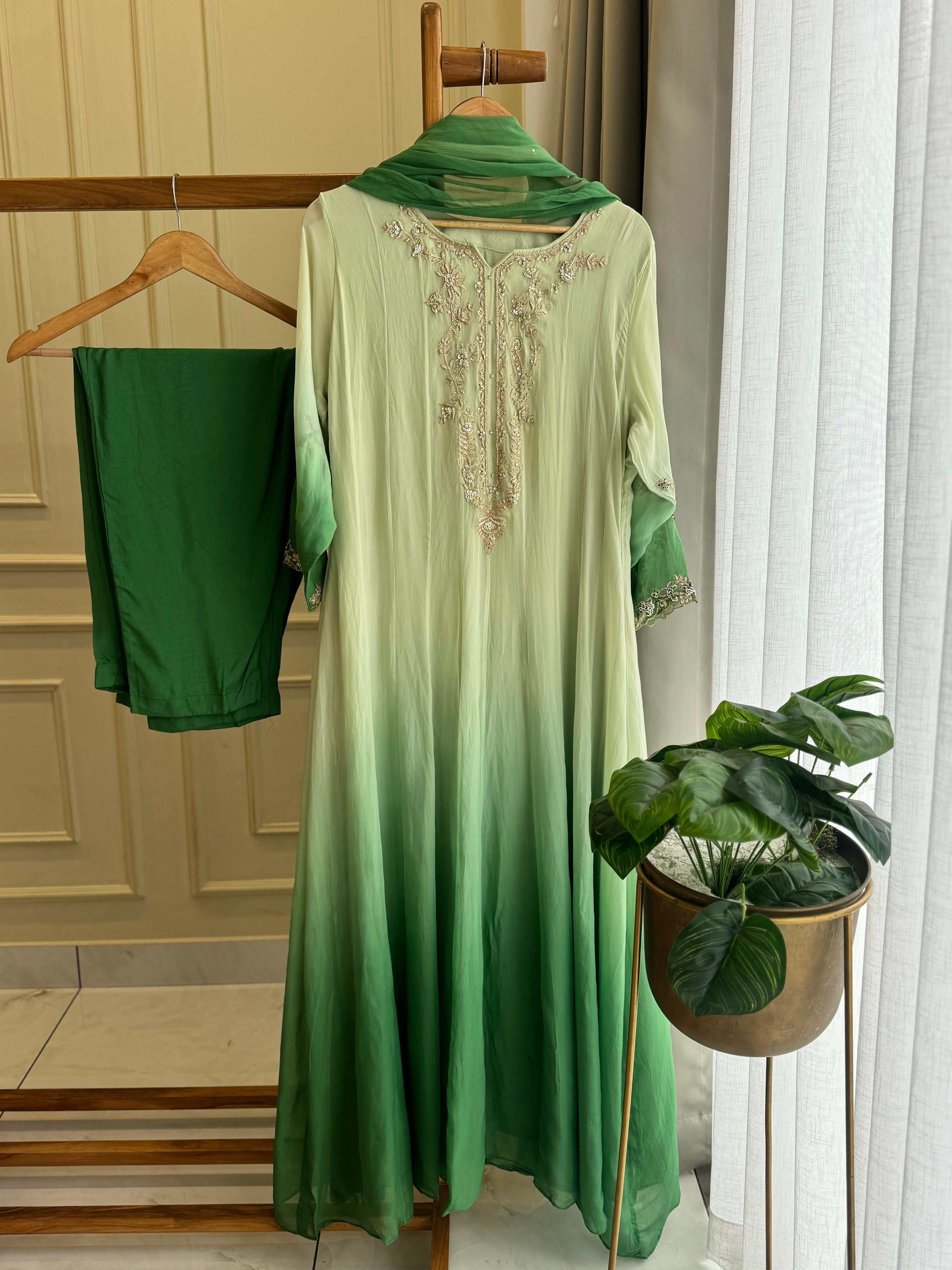 Premium Zardozi Handworked Anarkali Suit