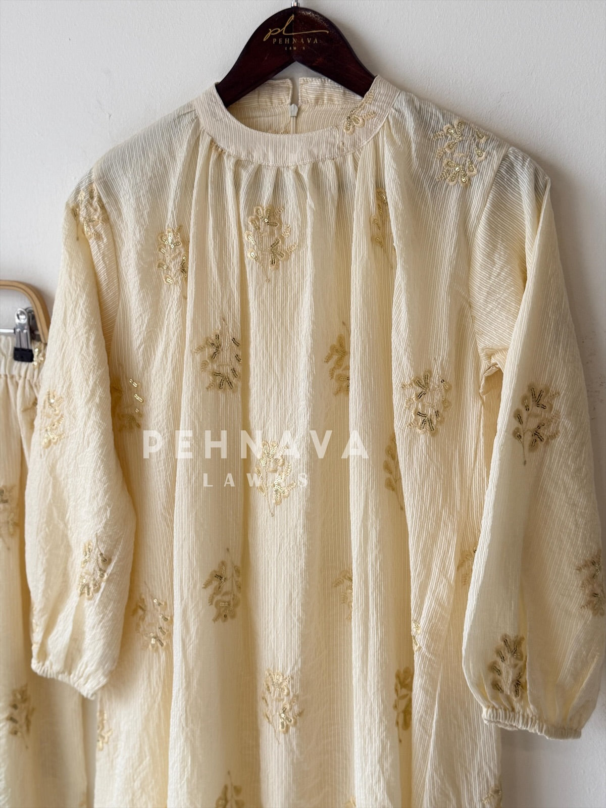 Floral Embroidered Co-ord Set-