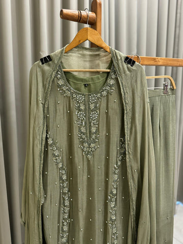 Heavy Handworked Chinnon Suit