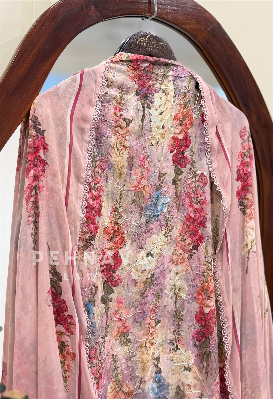 Floral Embroidered Unstitched Suit