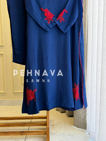 A-Line Slit Suit - Pehnava Lawns