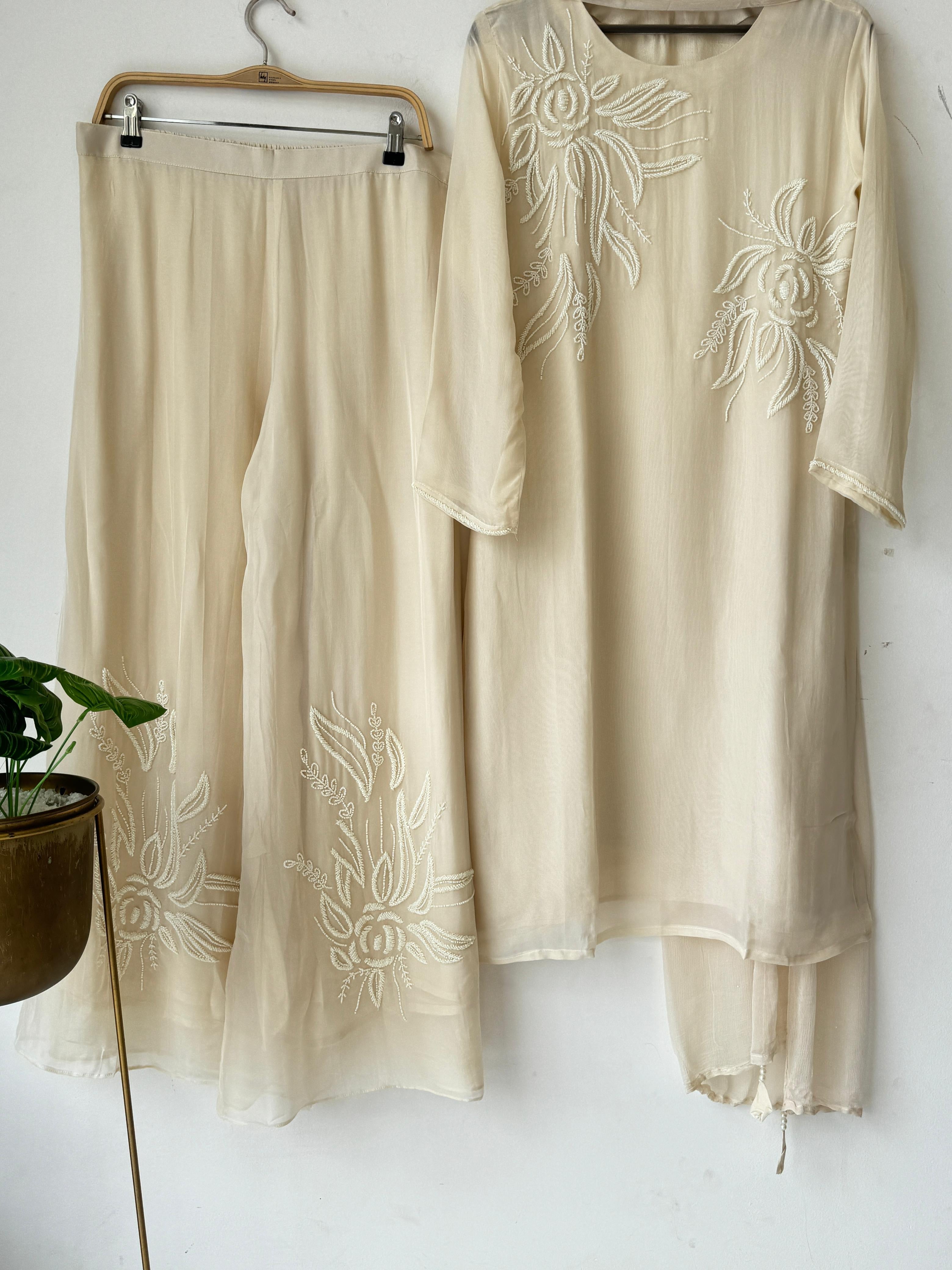 Premium Soft Organza Handworked Suit-903