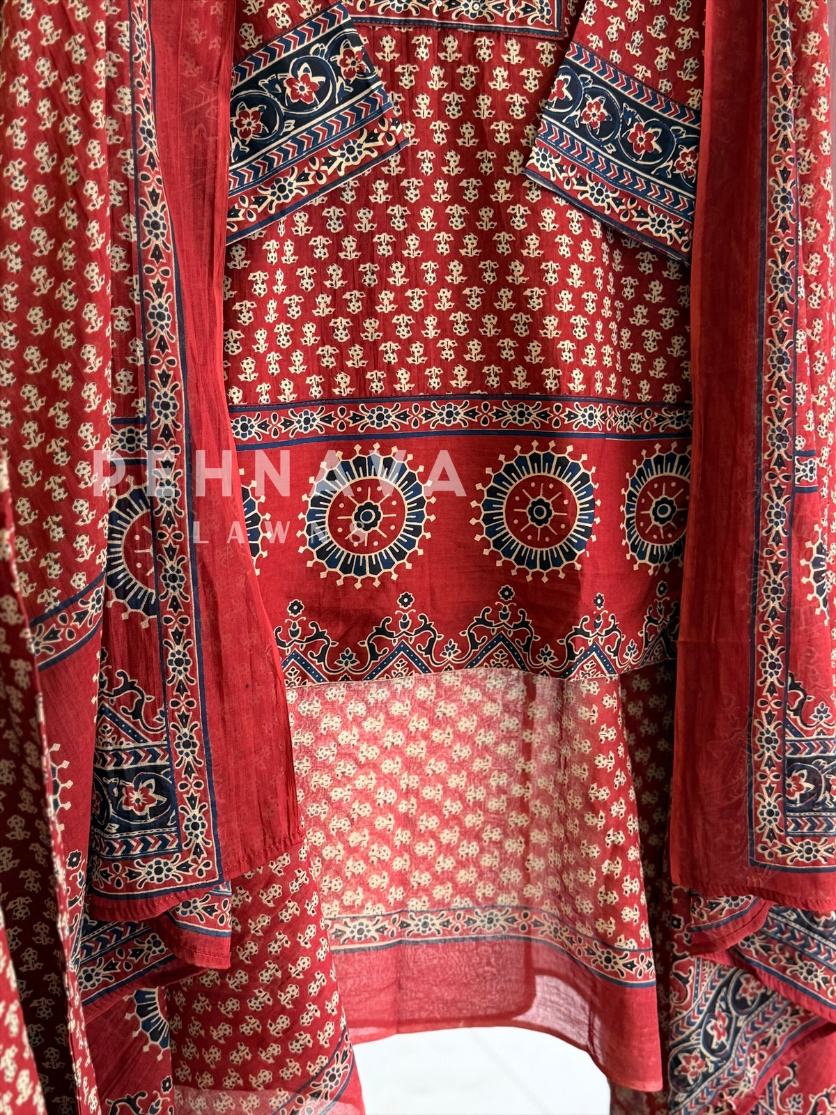 Ajrakh Printed Suit-244