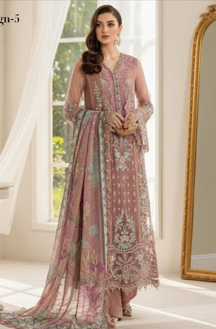 Ronak-e-Mehal Premium Semi stitched Suit-6