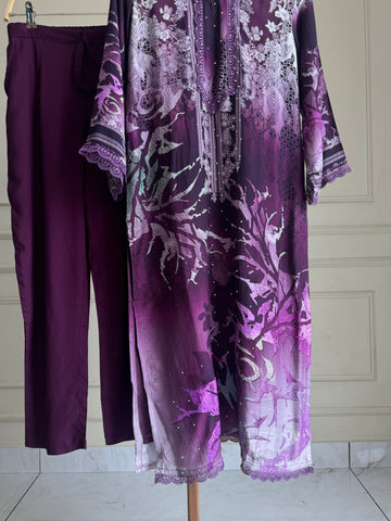 Muslin Hand detailed suit -M-76