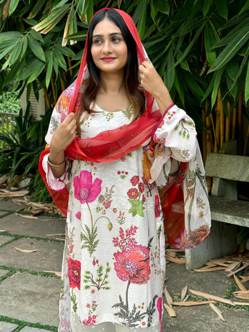 Floral Patterned Casual Pak-Suit-1