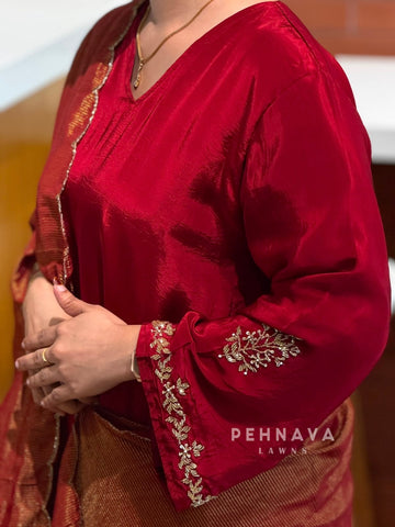 Crepe Handworked Ensemble