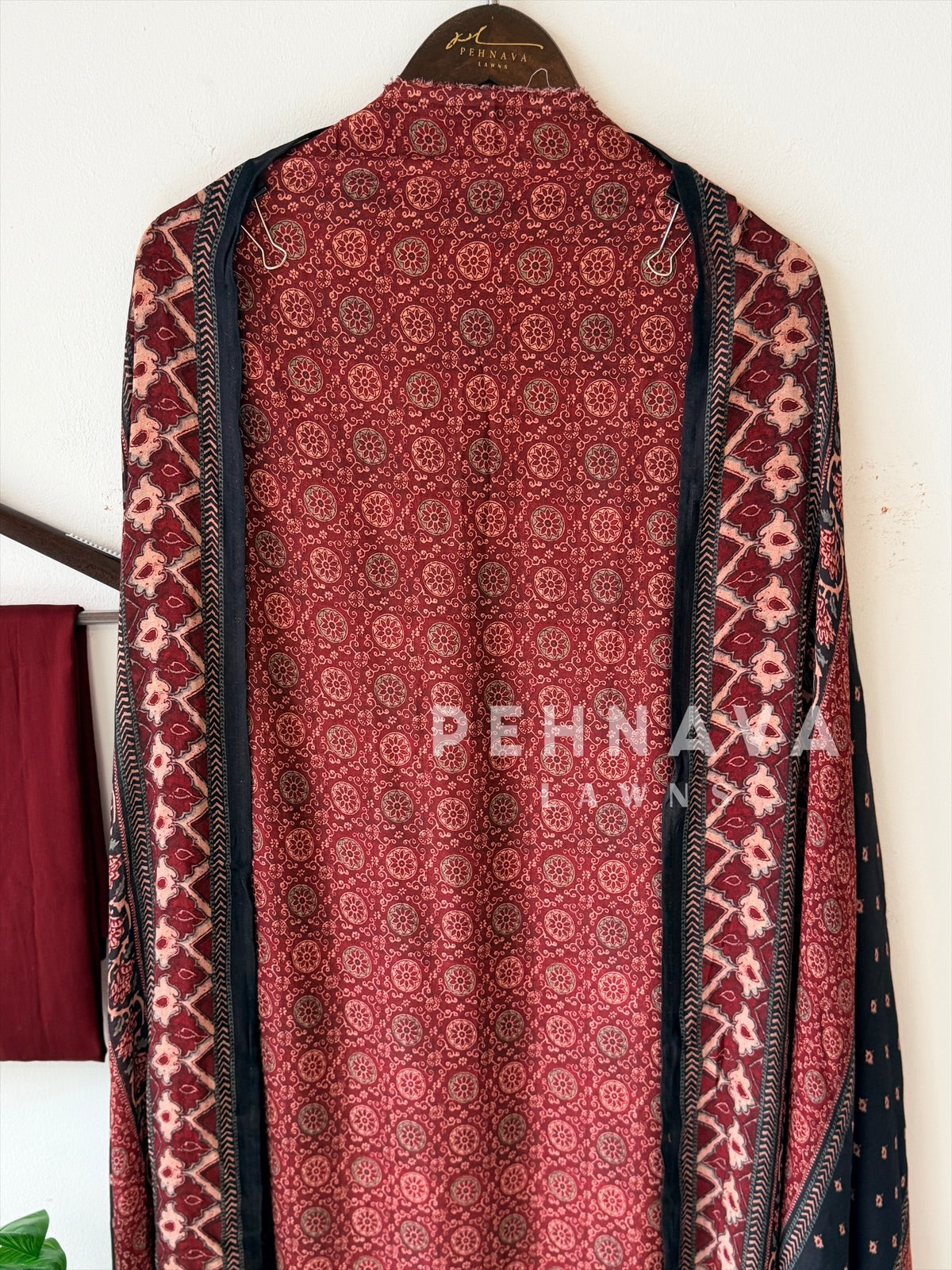 Ajrak Printed Unstitched Suit