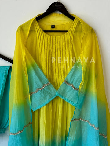 Multishade Chanderi Suit