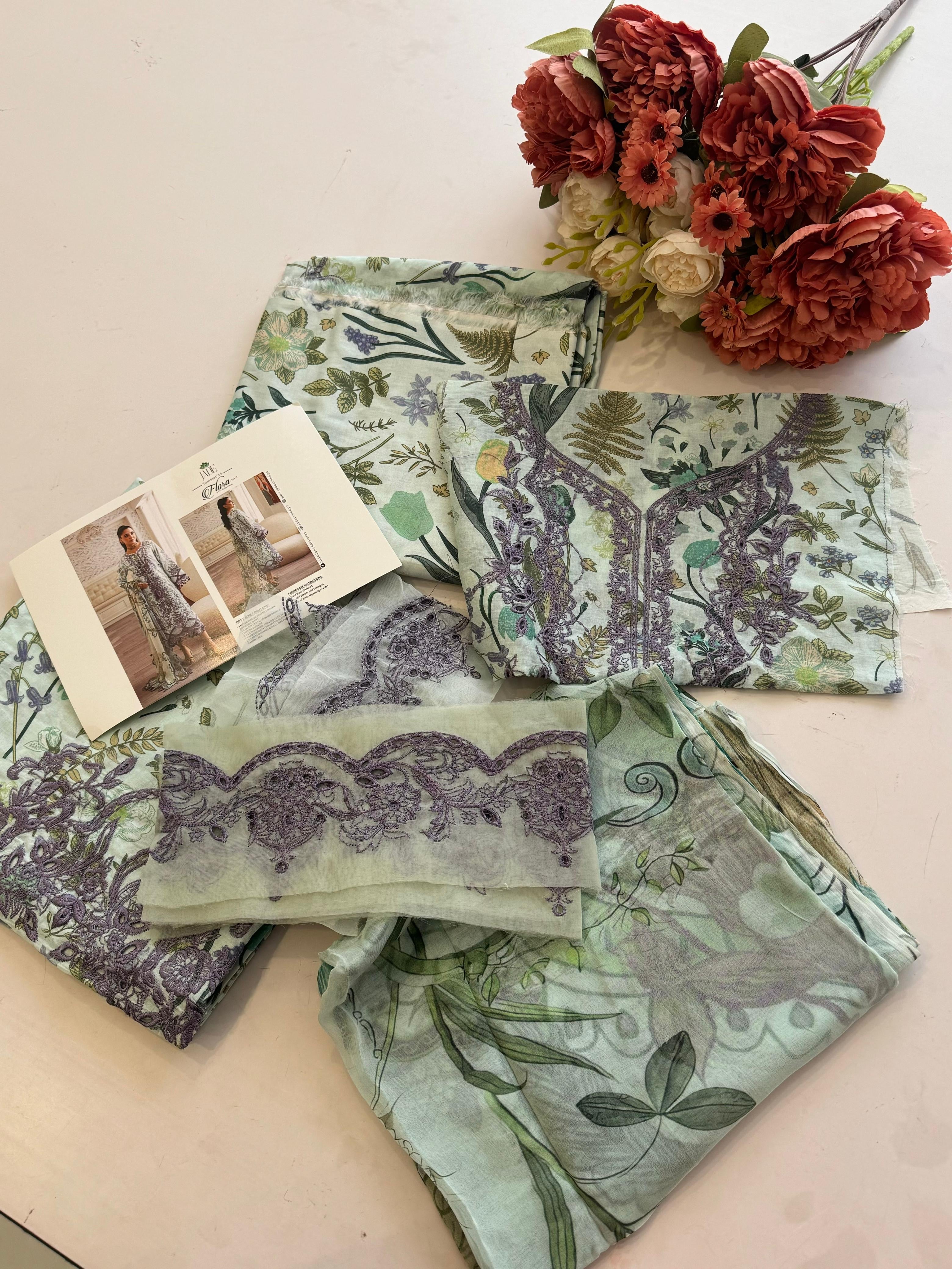 Jade Flora Lawn Original Suit