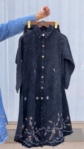 Denim Co-ord Set - Pehnava Lawns