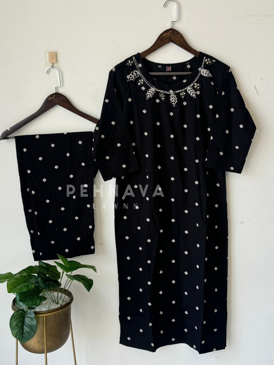 Doted Co-Ord Set-17997 - Pehnava Lawns