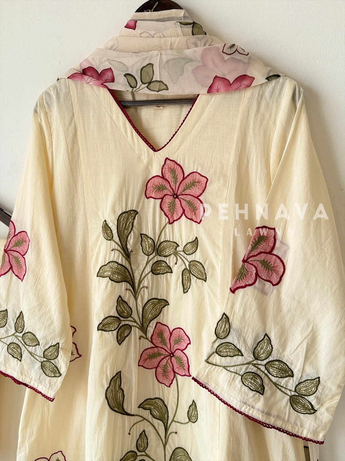 Cotton Embroiders Ensemble
