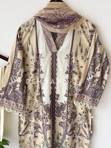 Classic Three Piece Suit-1676 - Pehnava Lawns