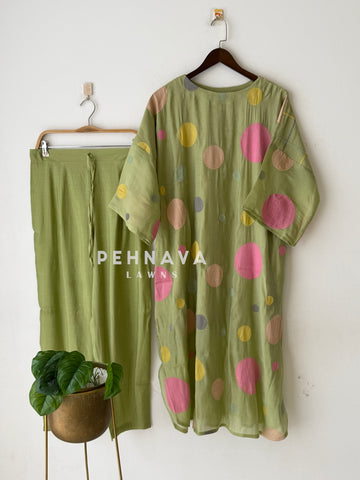 Polka Dot Appliqué Three Piece Set