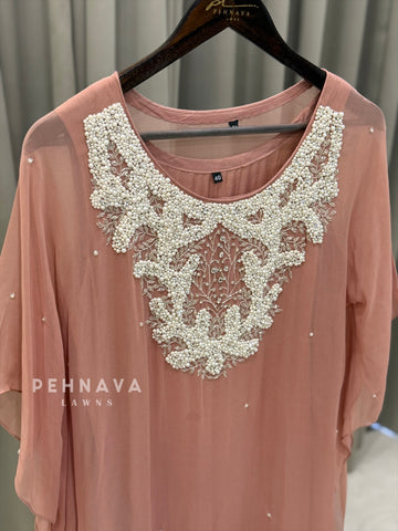 Yoke Detailed Kaftan Suit