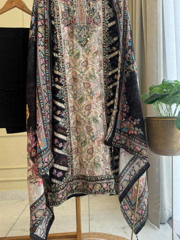 New Premium Party Wear Muslin Suit