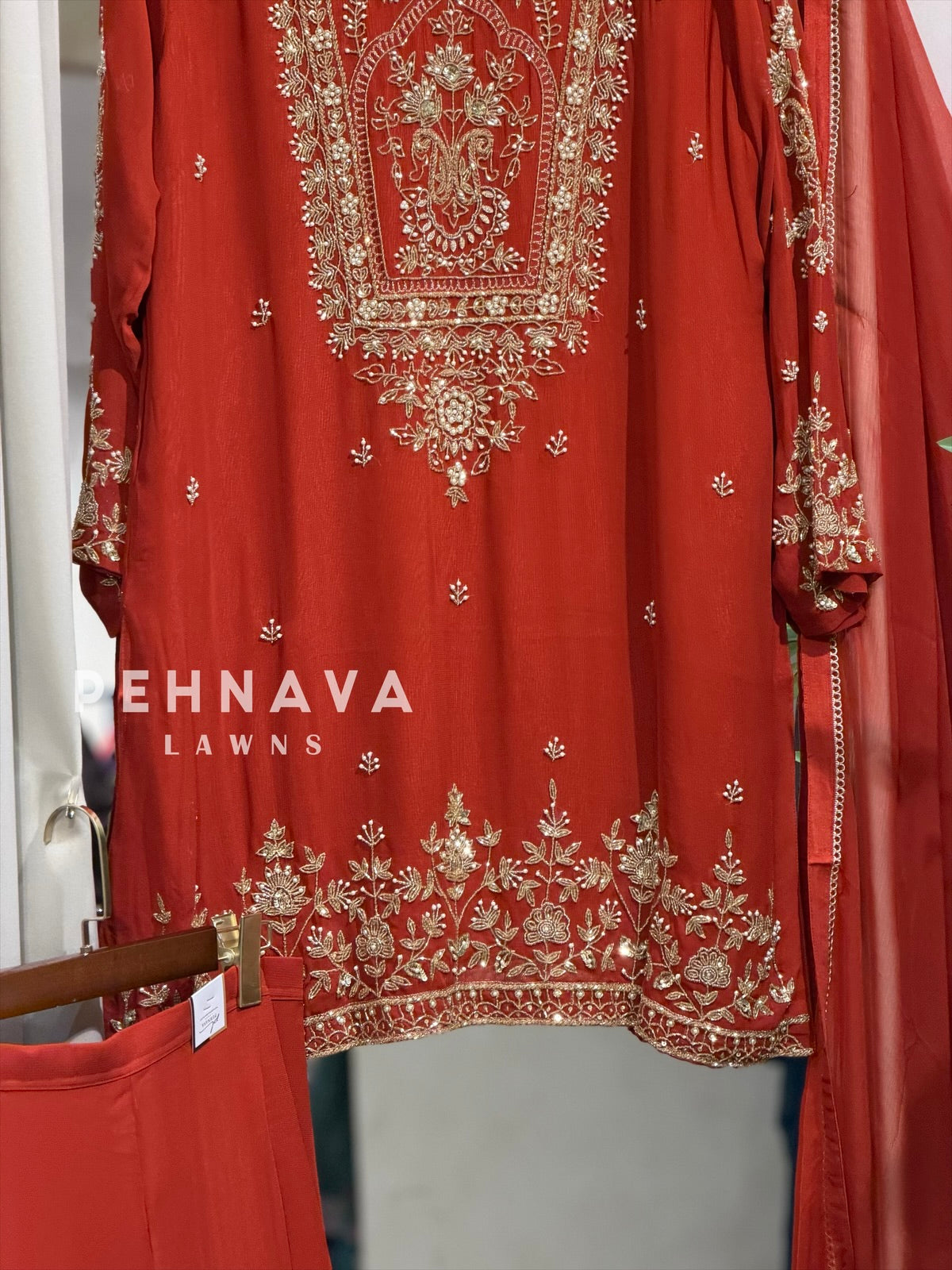 Premium  Handworked Sharara Suit