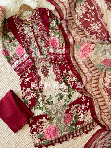 Pink Pearl Detailed Pak-Suit-1