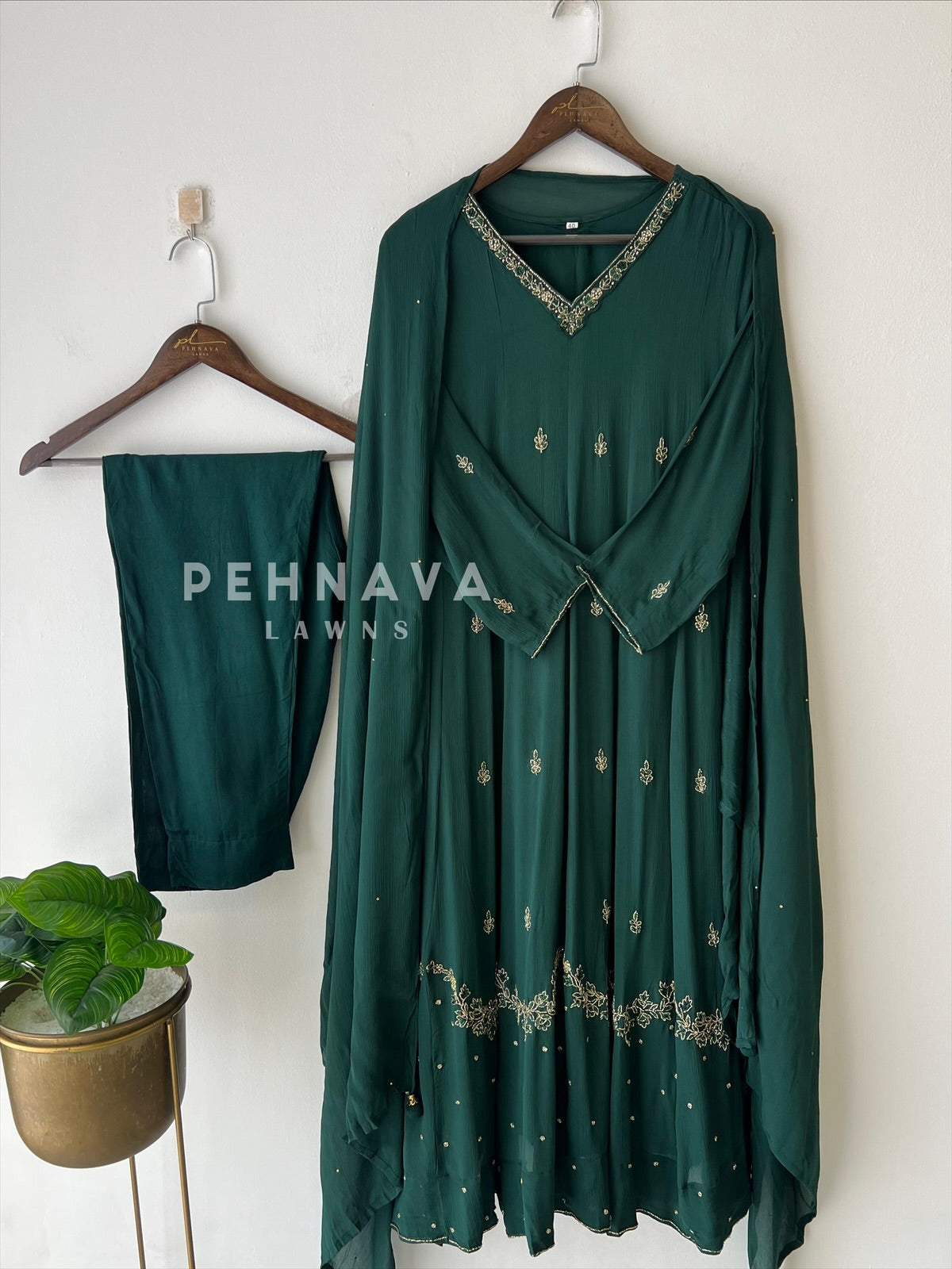 Premium Work Anarkali Set