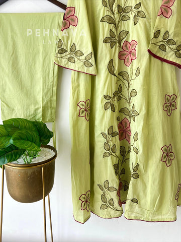 Cotton Embroiders Ensemble