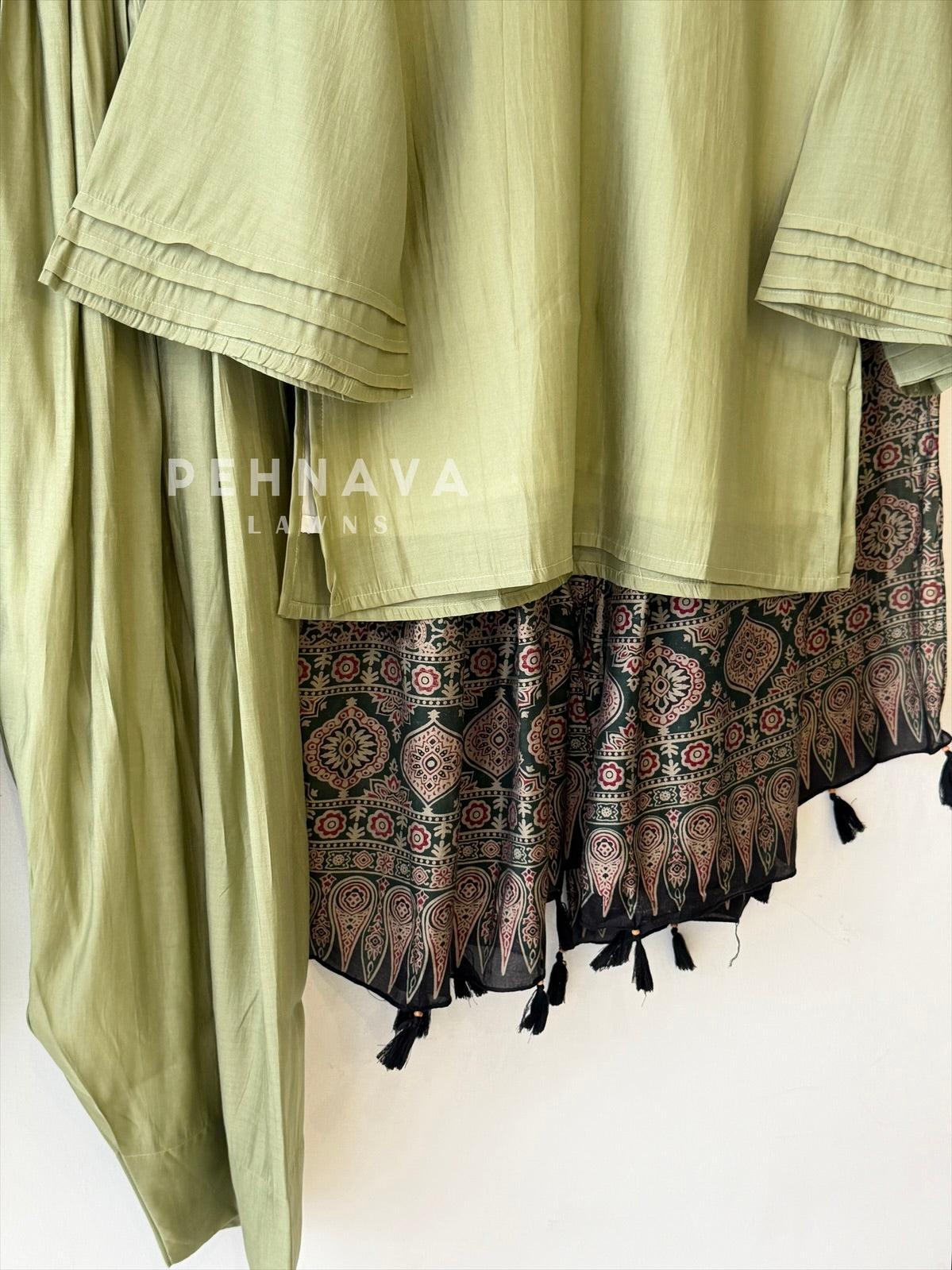 Farshi Shalwar Set with Printed Dupatta B269