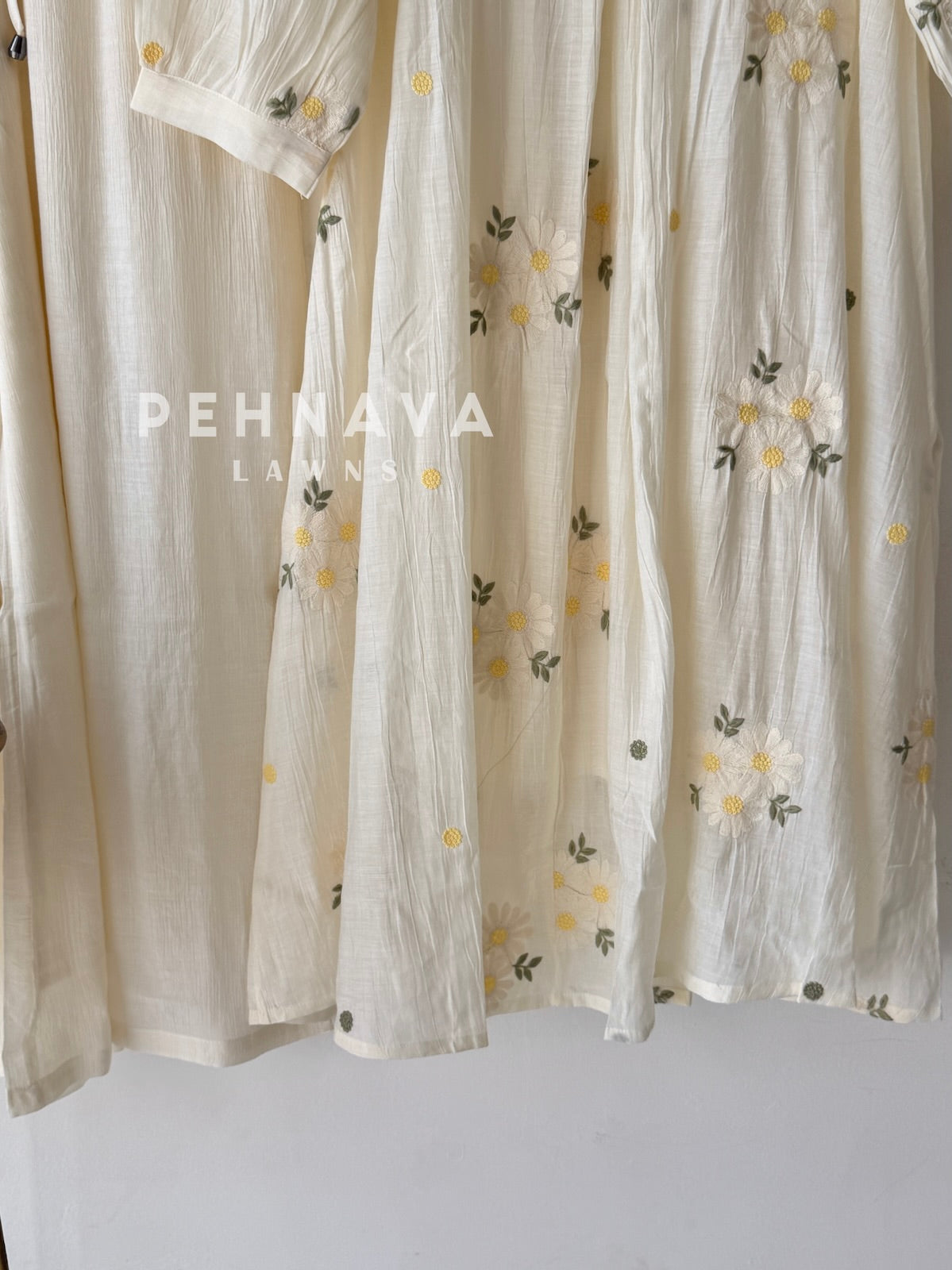 Floral Embroidered Imported Suit-2303
