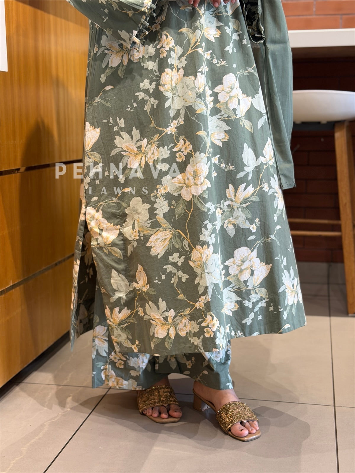 Daily Wear Cotton Printed Three Piece Set SN5144