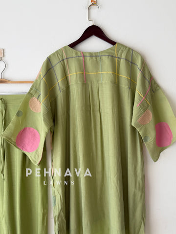Polka Dot Appliqué Three Piece Set