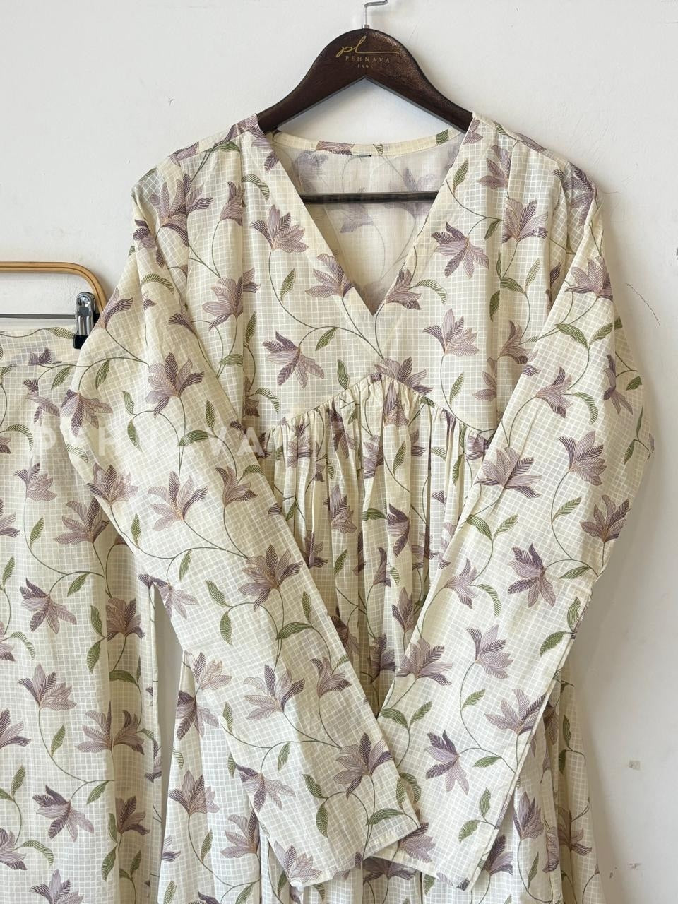 Floral Cotton  Attire - Pehnava Lawns