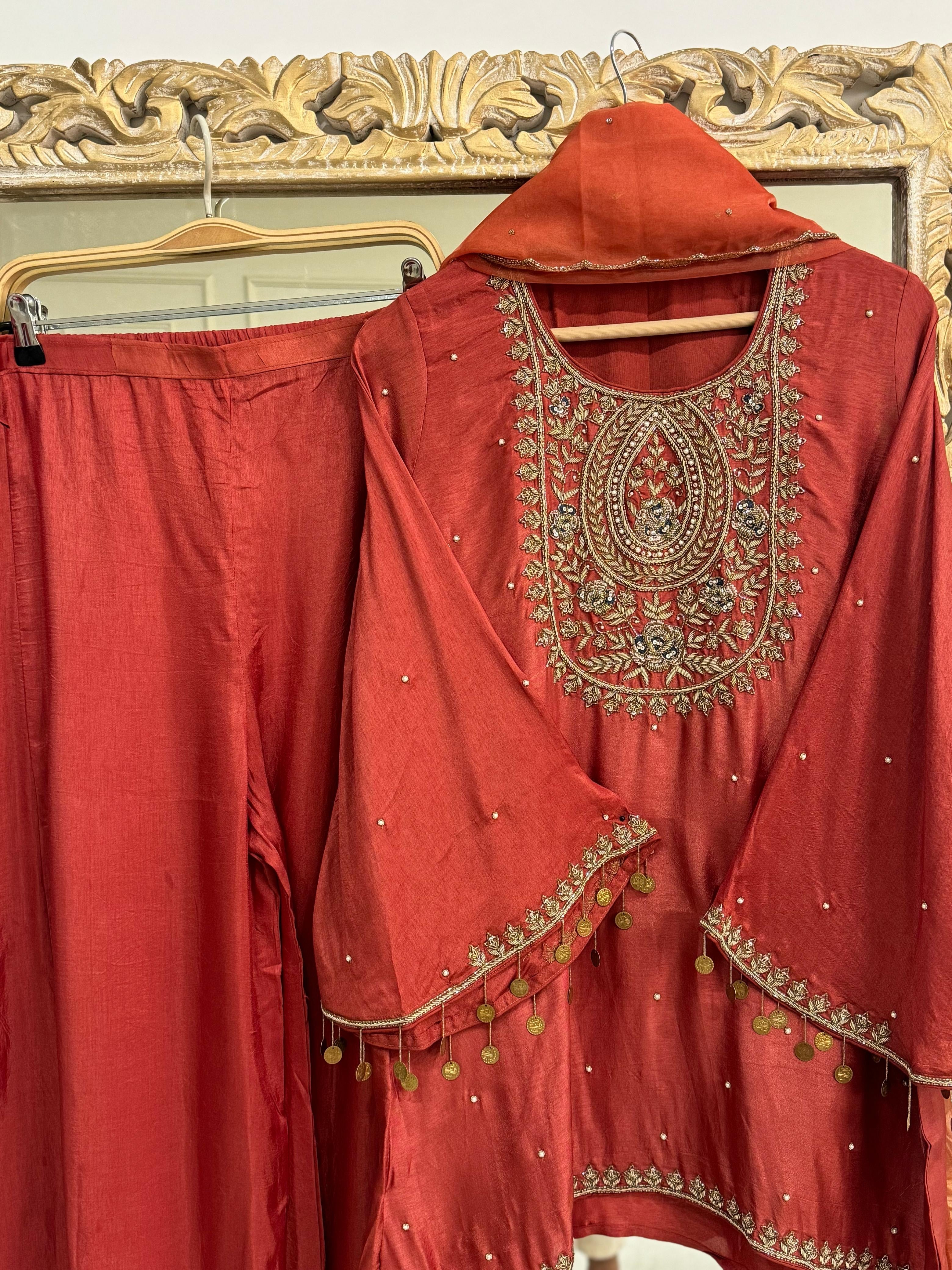Pure Silk Elegance Suit 2158