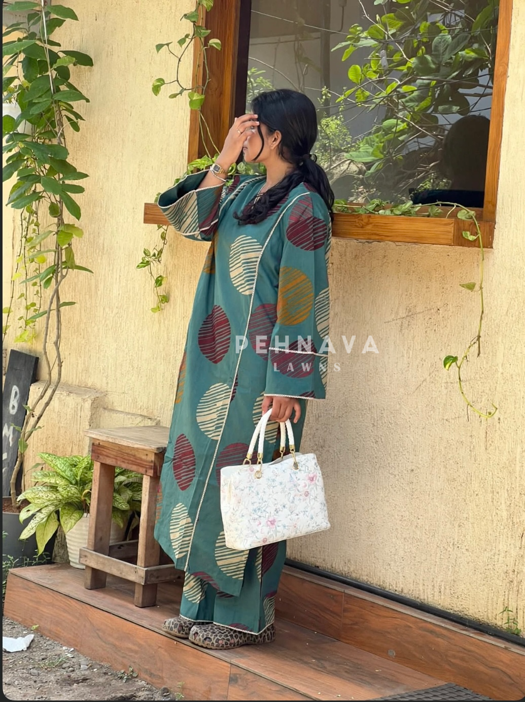 Daily Wear Cotton Printed Suit Set-B261