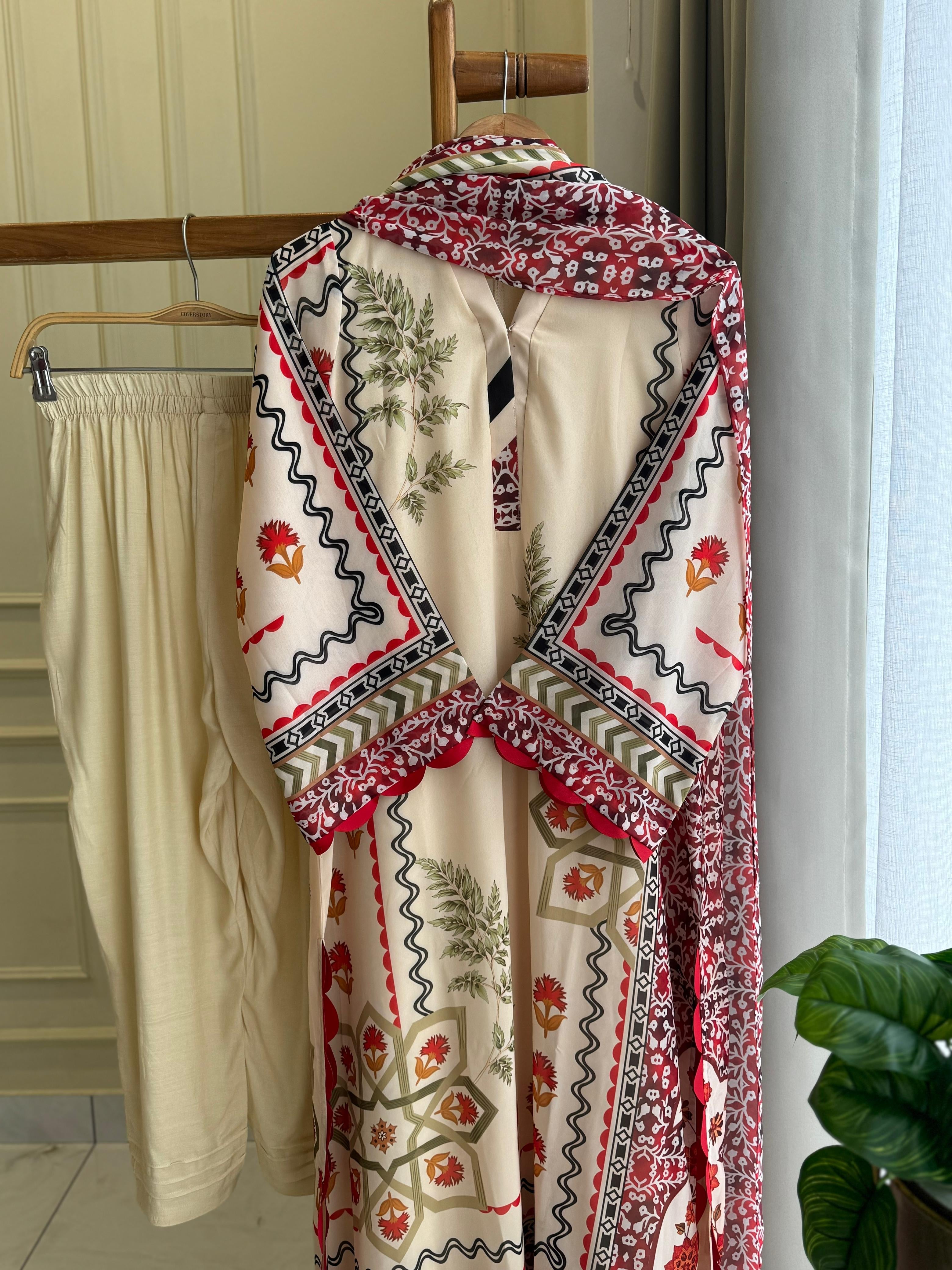 Georgette Chiffon 3 piece Suit