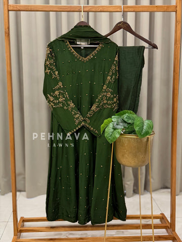 Hand-embellished 3-piece suit