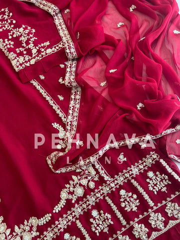 Premium Agha Noor’s Chiffon Suit-1620 - Pehnava Lawns