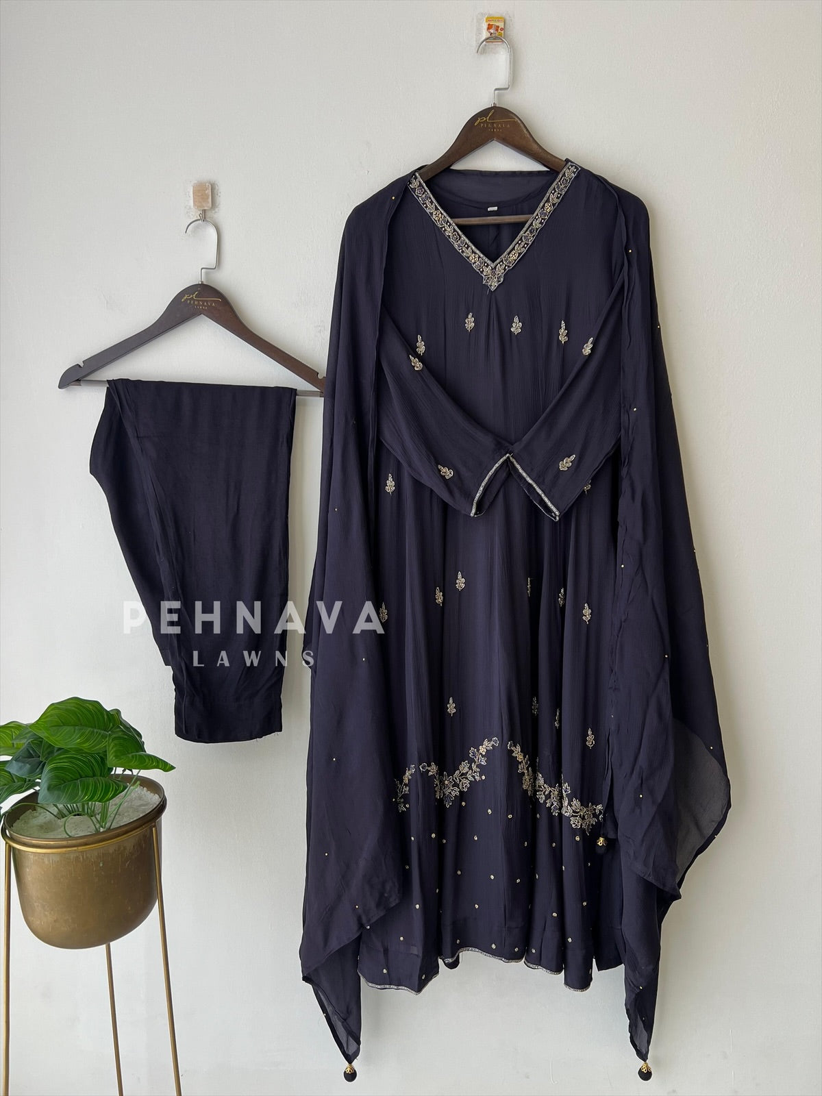 Premium Work Anarkali Set