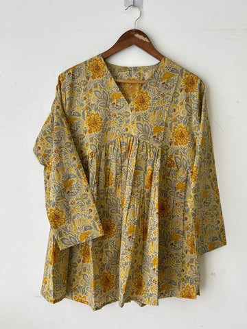 Casual Pure Cotton Trendy Printed Short Kurtis