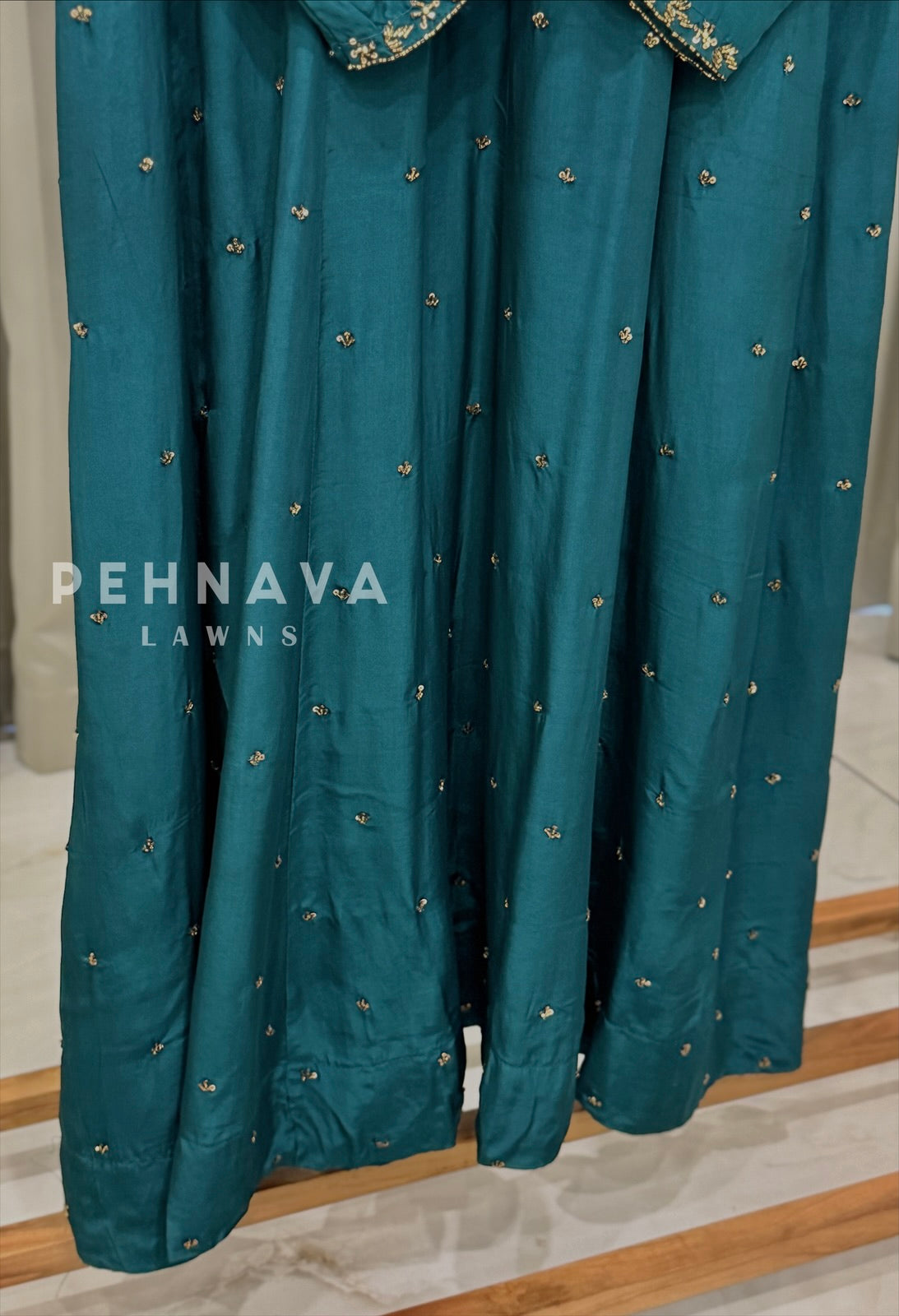 Hand-embellished 3-piece suit