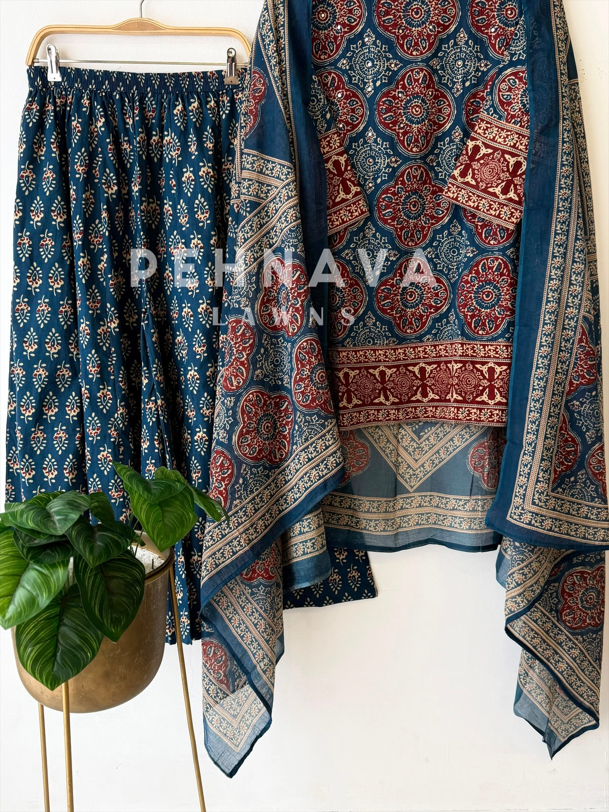Cotton Printed Suit 313