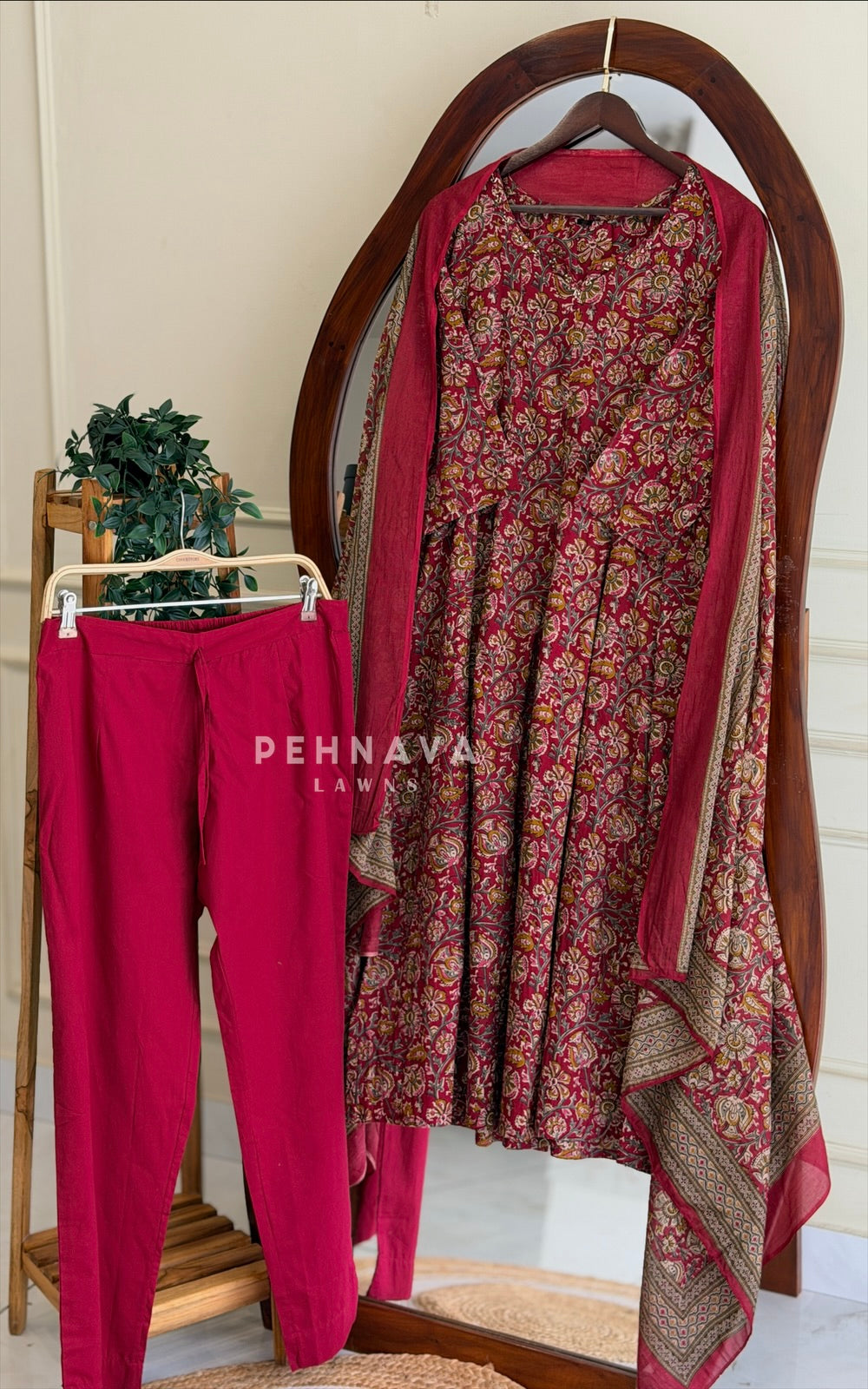 Block Print A-Line Suit Set