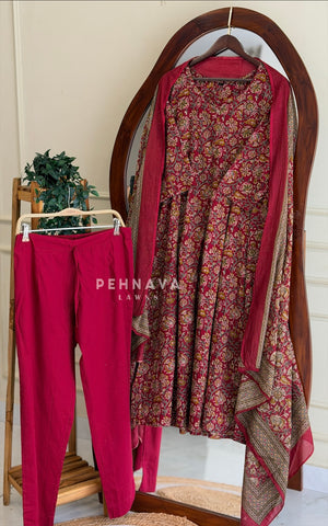 Block Print A-Line Suit Set