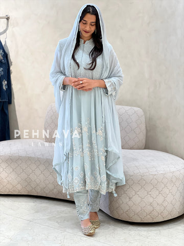 Premium Handworked Anarkali suit