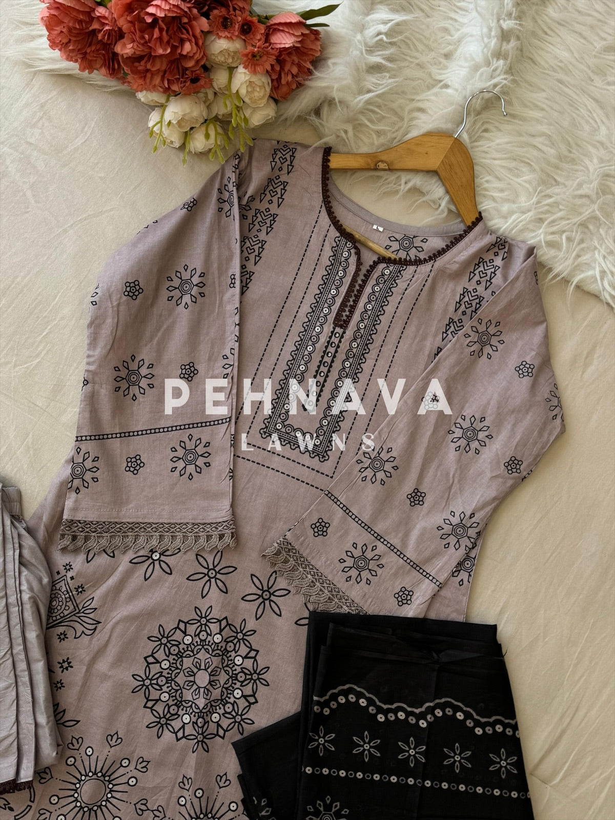 Timeless Floral Print Ready-to-Wear Suit Set-6