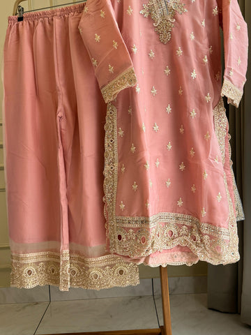Chinnon Party wear suit with lace detailings