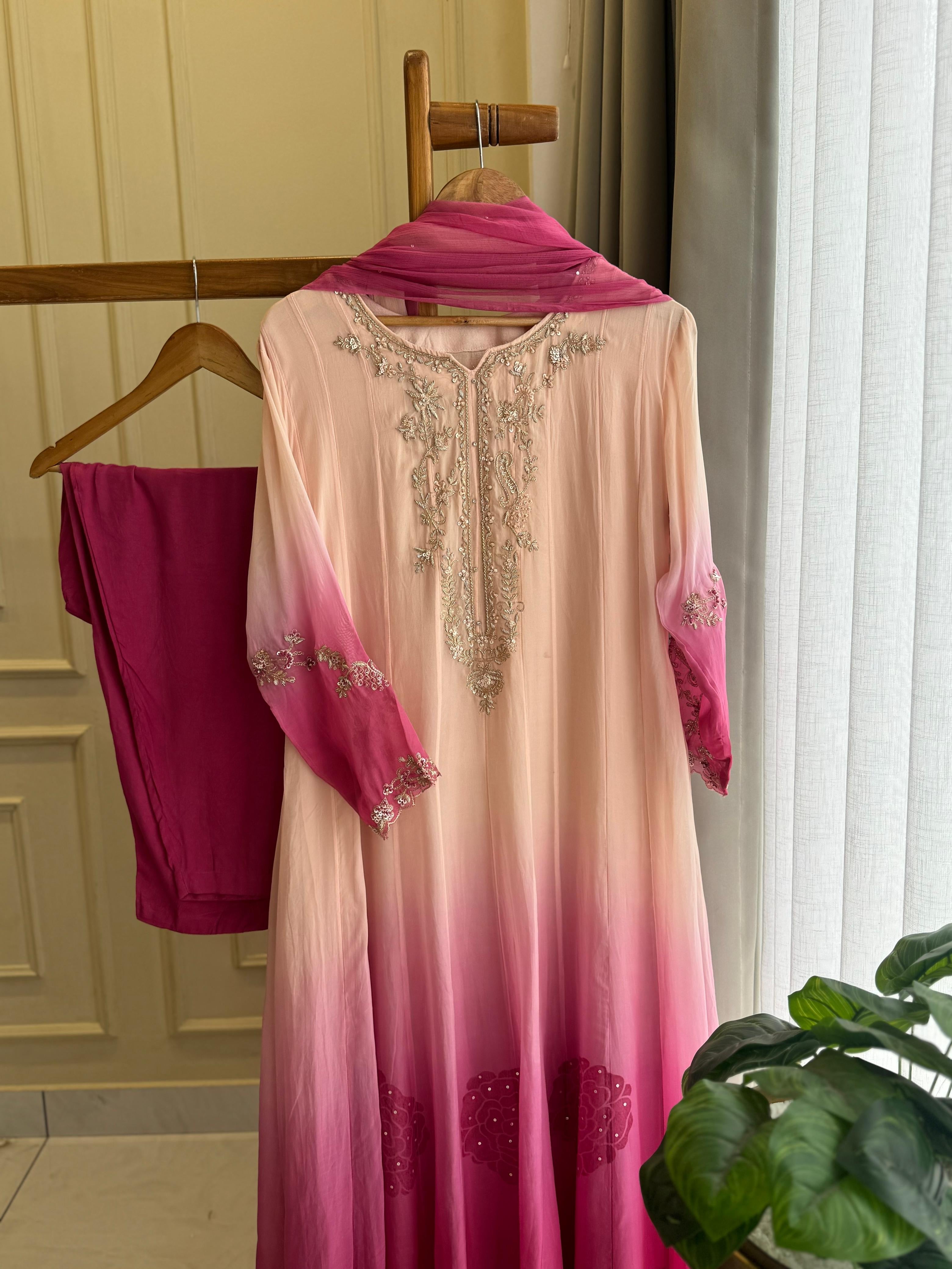 Premium Zardozi Handworked Anarkali Suit
